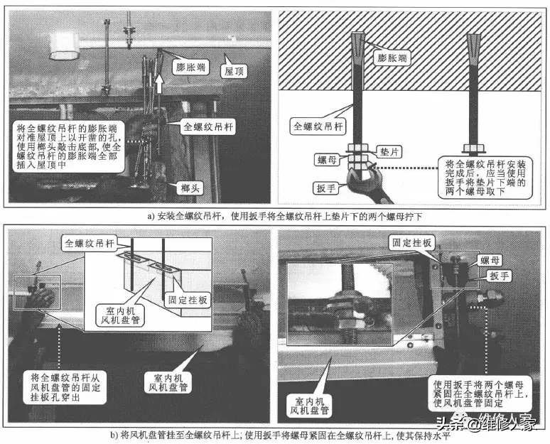 中央空调安装照片图家装_中央空调图片安装视频_中央空调安装图片
